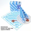 60 Bayern Raute Servietten 40×40cm blau weiß Dunisoft Duni  Produktbild-Vorschau 2