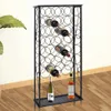 vidaXL Flaschenregal für 28 Flaschen Metall -  Weinregale Produktbild-Vorschau 8