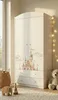 Grande armoire blanche pour chambre d'enfant, 88 x 187 cm. Voir les images du produit 1