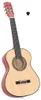 vidaXL Klasická gitara pre začiatočníkov a deti 1/2 34" Náhľad obrázku produktu 1