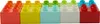 A row of colorful LEGO Duplo blocks. Produktbild-Vorschau