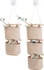 1 Packung Mini-Baumwoll-Leinen-Stoffschrank mit 5 Taschen Produktbild-Vorschau 1