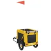 vidaXL Cani da Rimorchio per Biciclette Giallo e Nero Anteprima dell’immagine prodotto 8