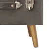 vidaXL Stolička s úložným priestorom 40 cm Grey Velvet Náhľad obrázku produktu 6