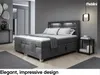 MEBLINI Boxspringbett Elektrisch Verstellbar mit LED - Produktbild-Vorschau 2