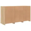 Sideboard mit LED-Leuchten Sonoma-Eiche 123x37x67 cm Produktbild-Vorschau 8