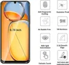 A smartphone screen protector is shown with its features listed. Produktbild-Vorschau