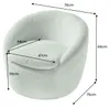 riess-ambiente Sessel ALPINE salbei Bouclé Loungesessel mit Produktbild-Vorschau 7
