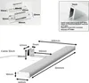 LED nástěnné svítidlo 8W 30 cm IP44 pro koupelny, zrcadla a Náhled obrázku produktu 2