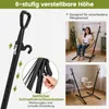COSTWAY Hängesessel mit Gestell, höhenverstellbarer Produktbild-Vorschau 4