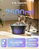 Automatischer Katzenbrunnen 2,5L Trinkbrunnen für Katzen & Produktbild-Vorschau 5
