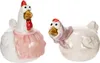 Dekorative Hühnerfiguren aus Keramik für Osterdeko und Produktbild-Vorschau 1