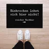 Fußmatte Spruch Einbrechen lohnt sich hier nicht reicher Produktbild-Vorschau 3