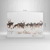 Bild auf Leinwand - Leinwandbild - Hirsch Winter Tierwelt Produktbild-Vorschau 3
