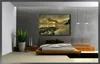 Visario Leinwandbild Sonnenuntergang über Meer 120x80 cm – Produktbild-Vorschau 3