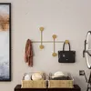 CALICOSY - Porte manteaux mural 6 patères en métal H60 cm - Voir les images du produit 3