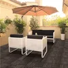 Yaheetech 30x30 cm Fliesen Outdoor & Indoor Holzfliesen Produktbild-Vorschau 2