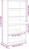 vidaXL Kleiderschrank Weiß 100x50x200 cm Holzwerkstoff Produktbild-Vorschau 7