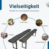 TexDeko® Garden 2er-Pack Bierbankauflagen gesteppt für Produktbild-Vorschau 5