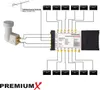 PremiumX Multischalter Set 5/12 SAT Multiswitch Quattro LNB Produktbild-Vorschau 2