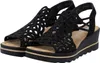 Rieker Damen Sandalette Schwarz Voir les images du produit 44
