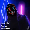 LED Purge Maske blau/rot mix - Kostümmaske steuerbar für Produktbild-Vorschau 3