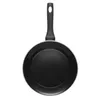 A top-down view of a black frying pan with a black handle against a white background. Produktbild-Vorschau