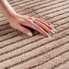 Skandinavischer Teppich Boho Design Einfarbig Beige und Produktbild-Vorschau 3