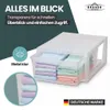 Set: 4 x Schubladenboxen Größe S mit Nutzvolumen 7 Liter Produktbild-Vorschau 4