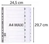 Exacompta MWD1-10Z-EW Registerblätter DIN A4 mit 10 Produktbild-Vorschau 3