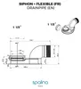 Zubehör  Extra-flacher Siphon + Flexschlauch  80 x8,94 Produktbild-Vorschau 8