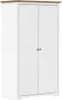 vidaXL Šatní skříň BODO bílá a hnědá 99x53,5x173 cm Náhled obrázku produktu 1