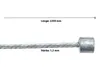 Fahrrad Schaltzug 2200 mm lang Edelstahl Bowdenzug Produktbild-Vorschau 6