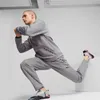Puma Fit Taped Fleece Kapuzen Sweatshirt, grau, S, Herren Produktbild-Vorschau 6