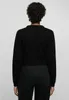 Urban Classics - Damen Short Waffle Pullover - BLACK - 4XL Produktbild-Vorschau 3