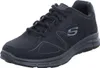 A black Skechers athletic shoe is shown from a side angle against a white background. Produktbild-Vorschau