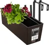 Vaso da fiori KADAX con inserto "Treviso", 56 cm, Con Anteprima dell’immagine prodotto 1