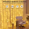 3×3m Lichtervorhang  PVC, 300 LED Warmweiß, 8 Modi mit Produktbild-Vorschau 6