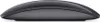A side view of a dark gray and black computer mouse on a white background. Produktbild-Vorschau