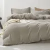 Double Gauze Bettwäsche 155x220 cm Taupe mit einem Produktbild-Vorschau 2