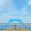 Duży namiot tarp plażowy baldachim parawan słoneczny 2x2m Podgląd zdjęcia produktu 8