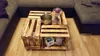 3x schöne GEFLAMMTE WEINKISTE /NEU/ 46x30,5x24cm / Produktbild-Vorschau 5
