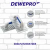 DEWEPRO Edelputzkratzer inkl. 2x Ersatzblatt Produktbild-Vorschau 3
