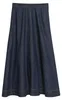 Comma Damen Rock, A-Linie, Midi-Länge, aus leichtem Denim, Produktbild-Vorschau 1