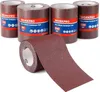 Several rolls of sandpaper are shown, with one roll partially unrolled in the foreground. Voir les images du produit