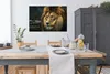 MuchoWow® Poster Löwe - Porträt - Wild 120x80 cm - Bilder Produktbild-Vorschau 3