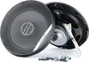 Two car speakers are shown against a white background. One speaker is facing forward, and the other is angled to show its back. Anteprima dell’immagine prodotto