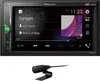 A Pioneer car stereo with a touchscreen display showing music playback information, and a separate microphone accessory. Anteprima dell’immagine prodotto