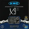 The image shows the packaging of a KMC X9 bicycle chain. Náhľad obrázku produktu