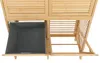 Mobiletto da bagno in bambù HWC-N83, pensile da bagno, con Anteprima dell’immagine prodotto 4